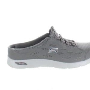 Womens Skechers  Lucky Breeze Gray Walking Shoes Size 7.5 (5050925)